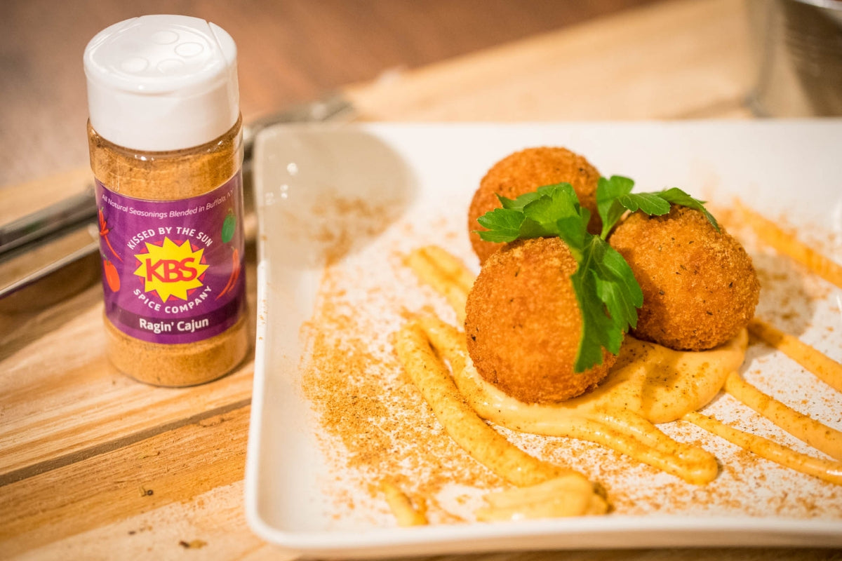 Ragin' Cajun Arancini Balls Kissed by the Sun Spices