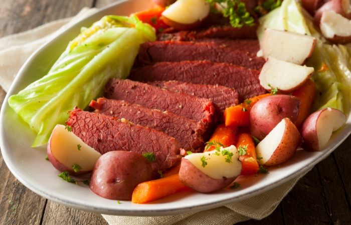 Instant Pot Seasoned Salt and Black Pepper Corn Beef & Cabbage