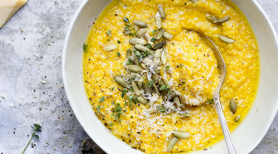 Creamy Pumpkin Polenta