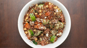Quinoa Goat Cheese Salad | Kissed by the Sun