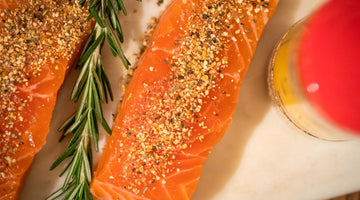 Lemon, Lime, & Orange Peel Dijon Baked Salmon | Kissed by the Sun Spices