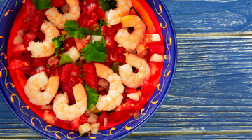Red Pepper Citrus Shrimp Salad